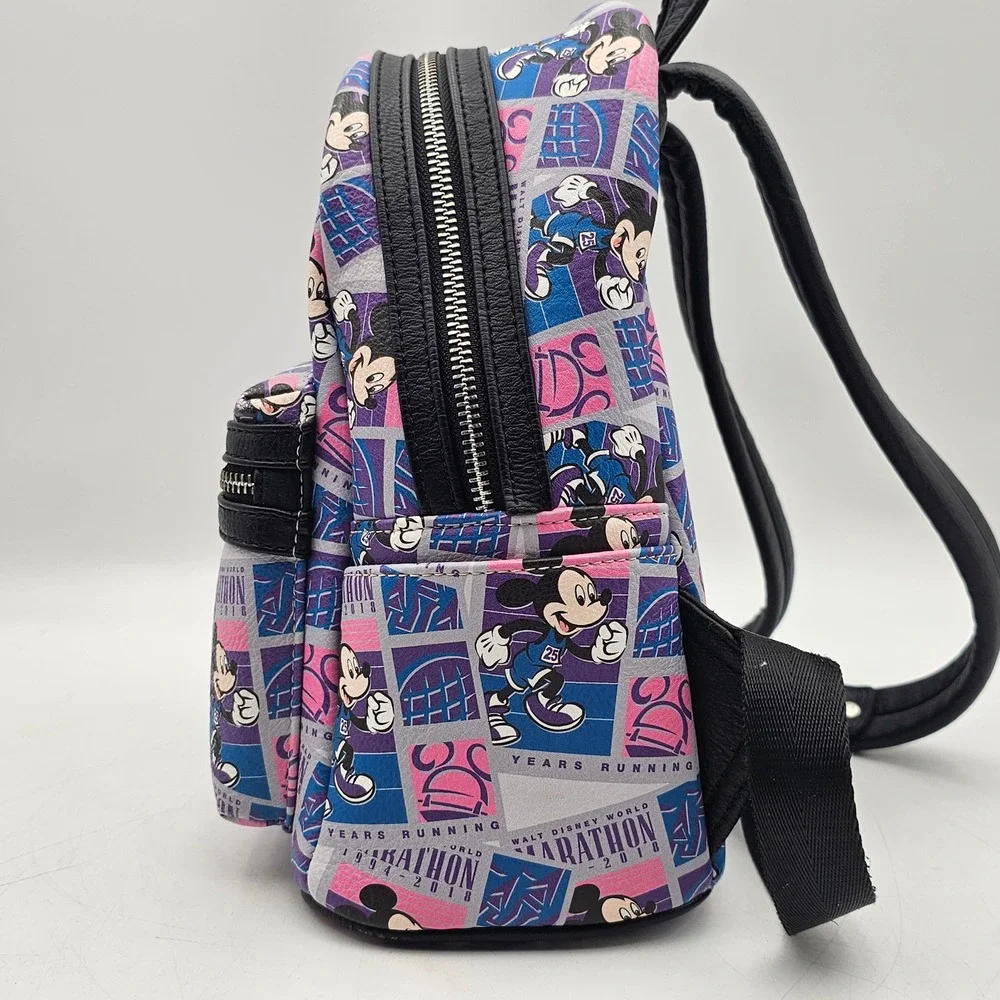 Run Disney Loungefly WDW Running Marathon 25th Anniversary Backpack Bag 2018